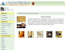 Tablet Screenshot of oknoroll.com